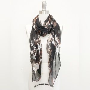 NEW Rock & Roll Chiffon Scarf